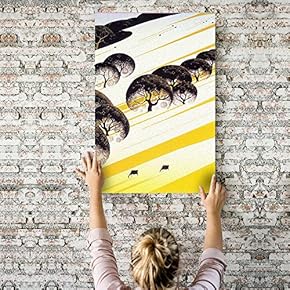 Canvas Wall Art Abstract Tree Canvas Prints Home Artwork Decoration for Living Room,Bedroom - 12x18 inches
