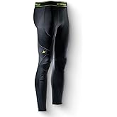 Storelli Men's BodyShield Turf Burn Leggings 2, Compression Soccer Leggings Protection with Shin Guard Pockets