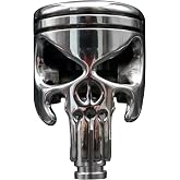 Car Skull Gear Shift Knob,Skull Stick Manual Shift Knob,Skeleton Style Fit Most Manual Automatic Transmissions