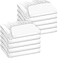 10 Pack Bedding Twin Fitted Sheets Bulk Fitted Bed Twin Size Sheet 39'' x 75'' Single Size Bottom Sheets up to 12 Inches, Ide