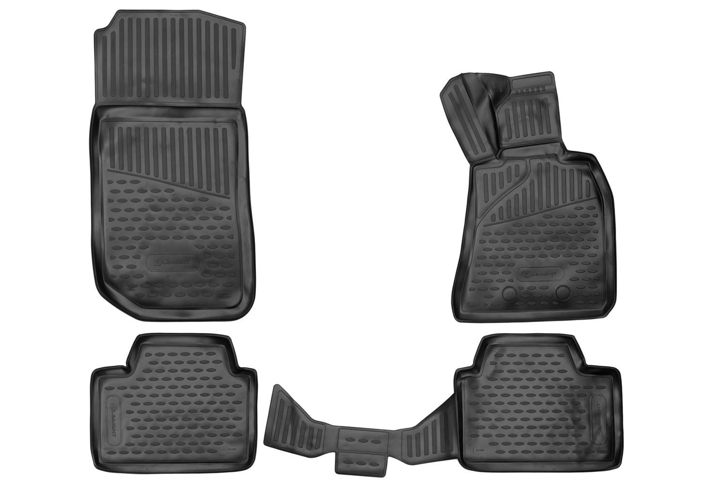Element Tailored Custom Fit 3D Rubber Floor Mats for BMW Series 3, 2018- Hb