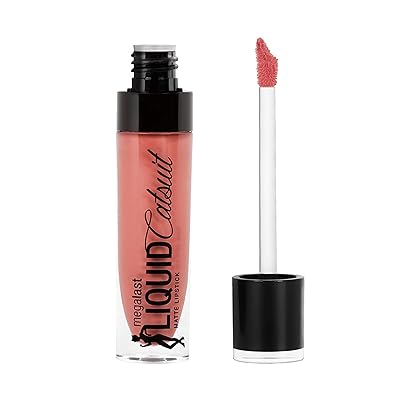 wet n wild Megalast Catsuit Matte Liquid Lipstick, Pink Nudist Peach | Lip Color Makeup | Moisturizing | Creamy | Smudge Proof