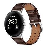 Leather Bands Compatible for Google Pixel 4/3 Watch