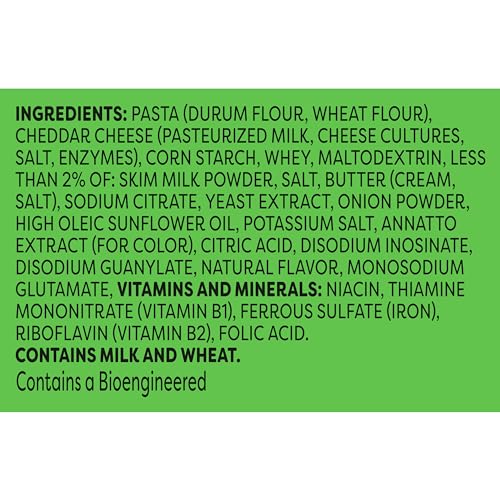 KNORR PASTA SIDES CHEESY CHEDDAR ROTINI FOR DELICIOUS QUICK PASTA SIDE DISHES NO ARTIFICIAL FLAVORS, NO PRESERVATIVES, NO ADDED MSG 4.3 OZ