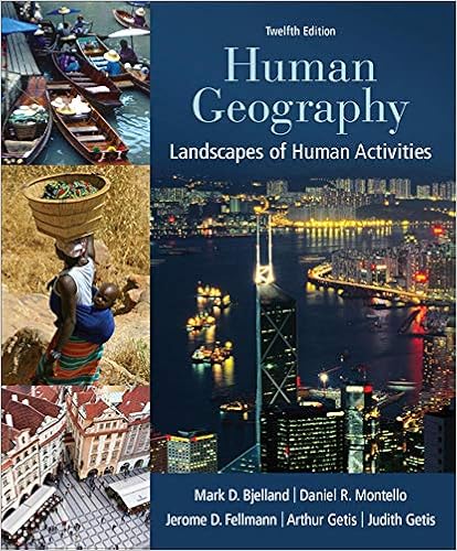 Human Geography Landscapes Of Human Activities Bjelland Mark Montello Daniel Fellmann Jerome Getis Arthur Getis Judith 9780078021466 Amazon Com Books