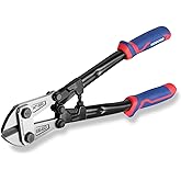 WORKPRO 14-Inch Bolt Cutter, Tri-Material Handle with Comfort Grip, Chrome Molybdenum Steel Blade, for Rods, Bolts, Rivets, Wires, Cables and Chains
