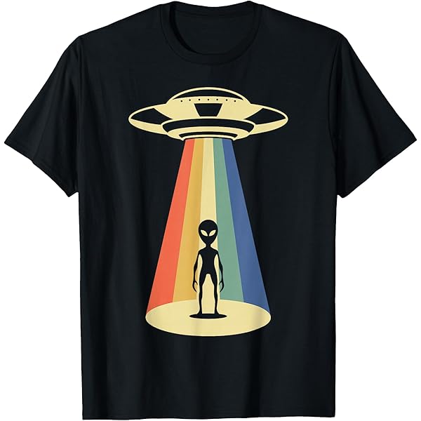 T-shirt unisexe drôle gris Alien Area 51 Ufo Peaking Zeta Reticuli - eBay
