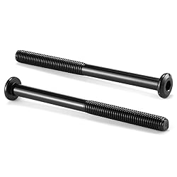 M8 x 100mm 10Pcs Flat Head Hex Socket Cap Screws