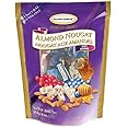 Golden Bonbon Italian Assorted Almond Nougat Candy, Individually Packed Chewy Gluten Free Nougat, Original Full of Almonds, Halal Candy (16 Oz, Assorted Soft)