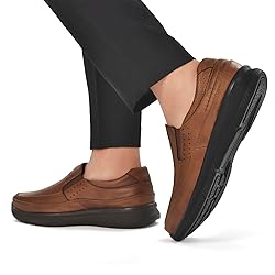 Men's Loafers Casual Slip Ons, Men Brown Dress