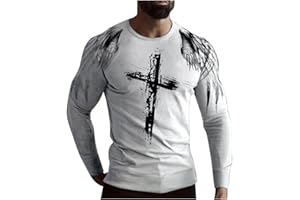 TOWMUS Mens Halloween Shirt Men's Halloween Long Sleeve 3D Printed Pumpkin Casual Ghoust Horror T Shirt Outdoor Sports Tops Blouses