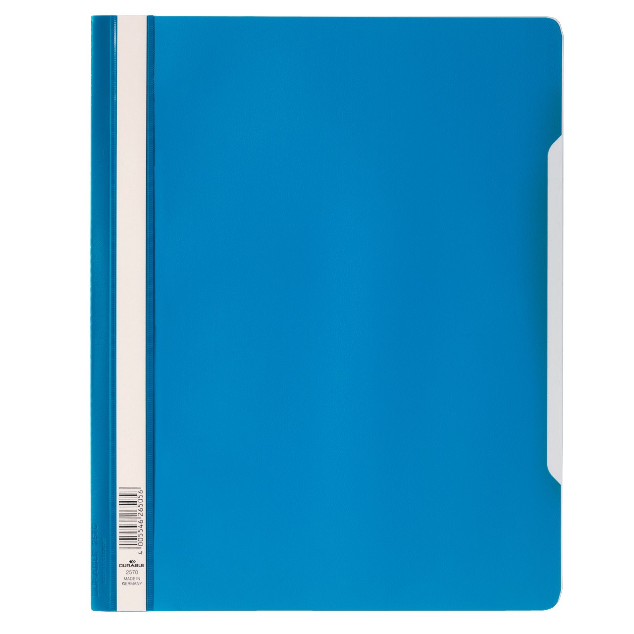 Durable Clear View Folder/Report File A4, Blue, Extra Wide, Pack of 50, 257006