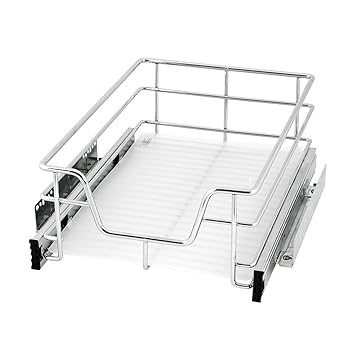 bremermann Teleskopschublade, Küchenschublade mit Einlegeboden, 40 cm