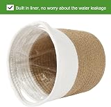 tenn well 20cm Plant Pot with Liner Cotton Indoor Planter Woven Basket view 4