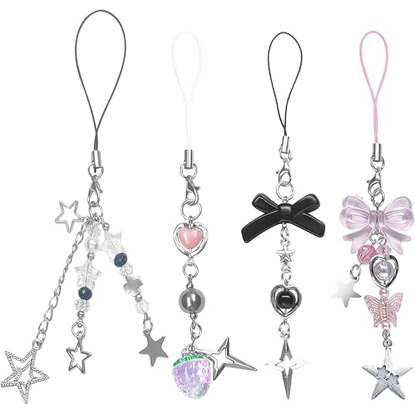 Amazon.com: LIRUNQIN Phone Charm Strap Kawaii Accessories