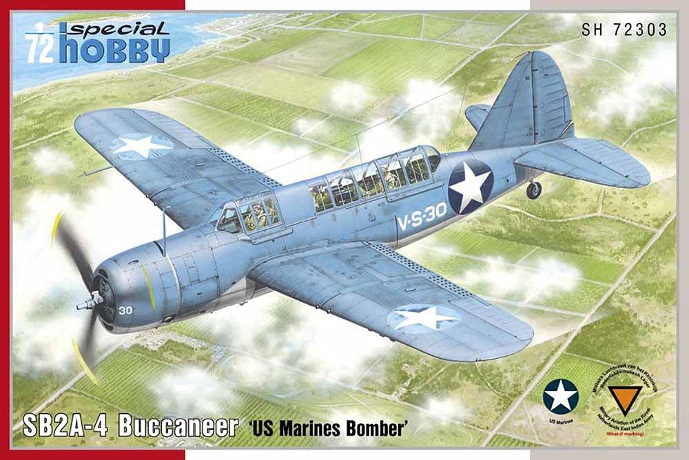 Special Hobby 1:72 - SB2A-4 Buccaneer US Marines Bomber
