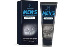 MEOLY Intimate/Private Hair Removal Cream For Men, For Unwanted Male Hair in Private Area, Effective & Painless Depilatory Cream, Suitable For All Skin Types
