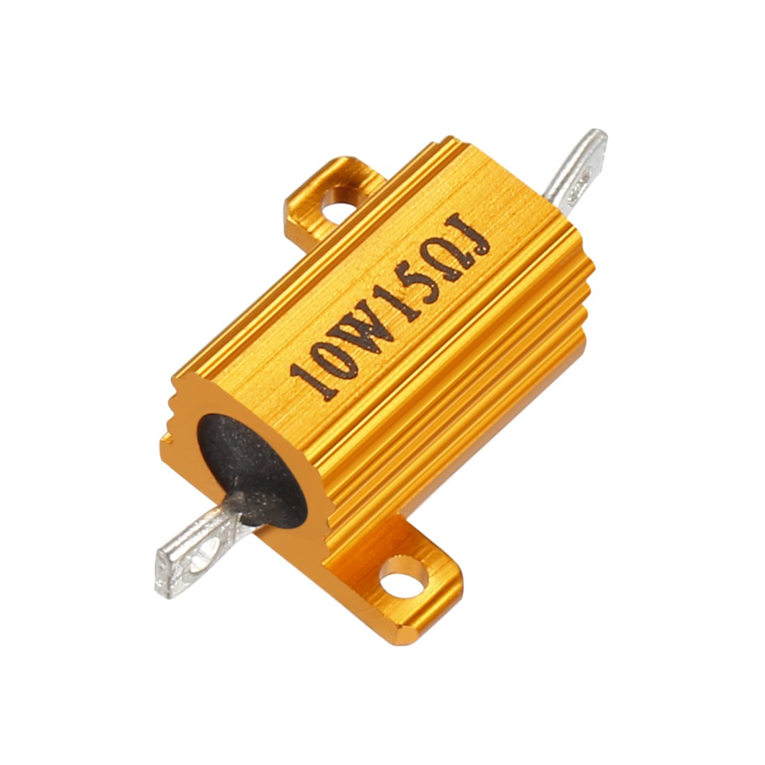 sourcingmap Aluminum Case Resistor 10W 15 Ohm Wirewound for LED Converter with Rod Post 10W15RJ