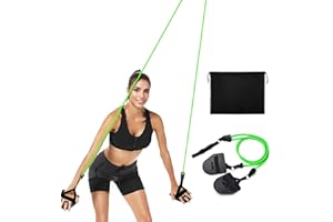 GENERIC Swimming Resistance Band Set with Paddles，Swim Training Equipment，Swimming Arm Strength Trainer，1.2m Stretch Cord，Floating Arm Trainer Training Equipment