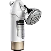 miniwell Shower Filter 720-Plus with replaceable cartridges, shower head filter with Double Filters, remove 99% chlorine (Shower Filter w/Head)