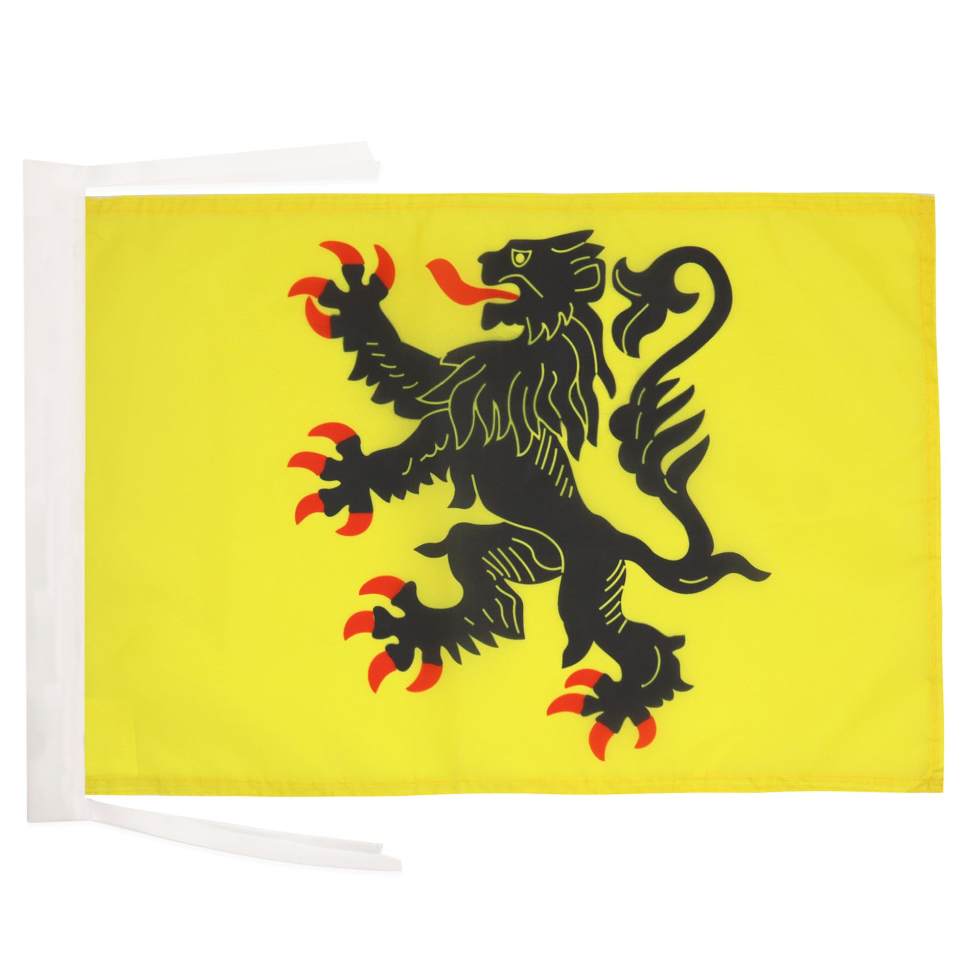AZ FLAG - Nord-Pas-de-Calais Flag - 18'' x 12'' - 100% Polyester French region of Nord-Pas-de-Calais Small Banner with Two Cords - Fade Resistant - Vivid Colors - 18x12 in - 45x30 Cm — image 1