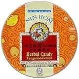 Nin Jiom - Herbal Candy - Tangerine-Lemon Flavor Tin (60 G.) - 3 Tins