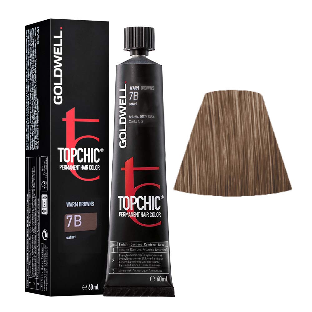 Goldwell Topchic TB Permanent Hair Colour, 7B Safari, 60 ml 4021609000679