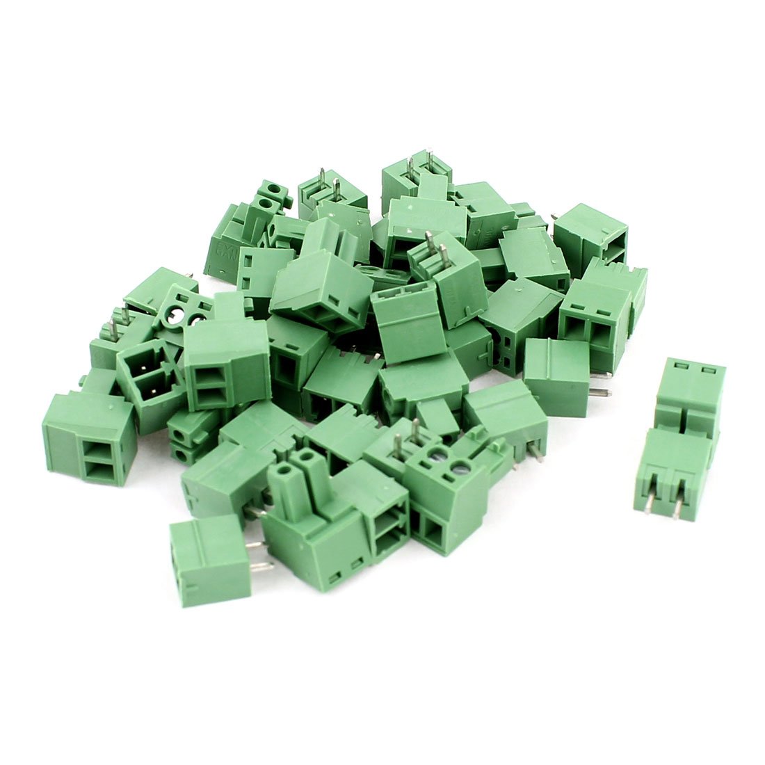 sourcing map 20 Pair 3.81mm Pitch Male Plug Female Socket PCB Screw Terminal Block