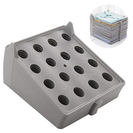 Layopo Clothes Folder Board Organizer 5pack Stackable Clothing