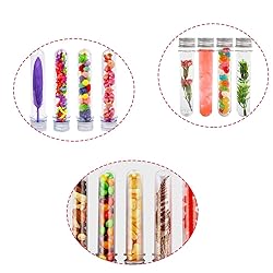 24 PCS Plastic Test Tubes,45 ml Clear Test Tube