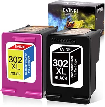 amazon hp 302 black
