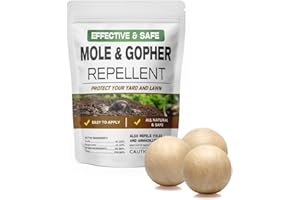 LEBMP Mole Repellent, Gopher Repellant, Vole Repellents Outdoor 3P