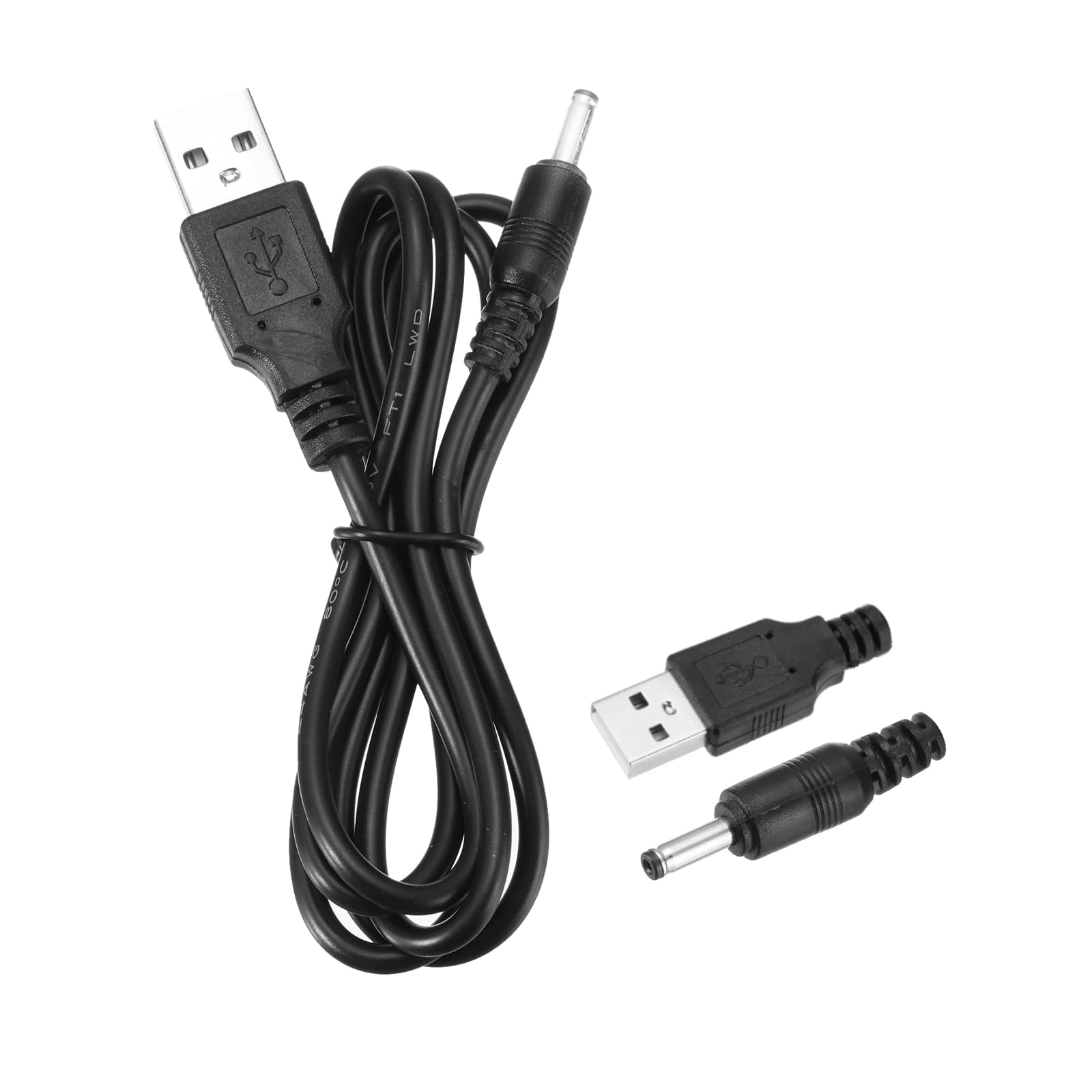 Photo 1 of MECCANIXITY USB to DC Power Cable 2A 5V DC Power Cord 3.5mmx1.35mm Jack Charging Plug Connector Cable Adapter for Fan Camera Phone Tablet Devices (3.3ft, Black)