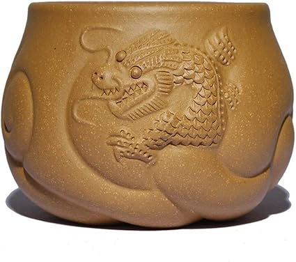 Amazon Shentianwei パープルオーナーカップ シングルカップセグメント鉱泥手作りのティーカップの魚竜カンフーティーカップ小さなカップ Color Yellow Shentianwei 食器 グラス カトラリー