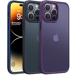 TORRAS Shockproof for iPhone 14 Pro Case, [3X