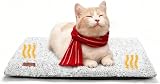 MORA PETS Self Heating Cat Bed Indoor Non-Slip 61x45cm Washable Beige
