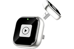 ENOMIR Wireless Carplay Adapter for iPhone, Android Auto Wireless Adapter Fast Stable Auto-Connect, Mini USB Design Plug & Pl