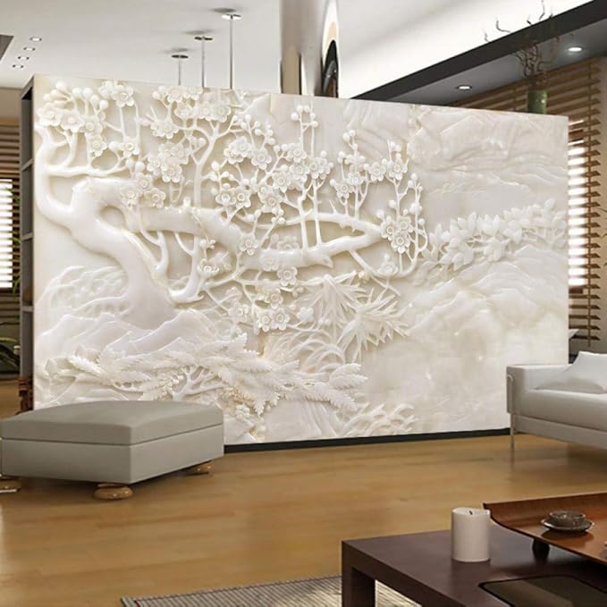 Pared Papel 3D Papel Pintado Murales De Papel Tapiz 3D Imitación Jade