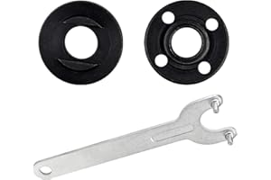 Topbuti 5" 5/8-11 Grinder Flange Angle Wrench Spanner Metal Lock Nut for Compatible with Dewalt Milwaukee Makita 193465-4 Bos