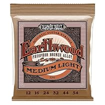 Ernie Ball 2146 Earthwood Medium Light Acoustic Phosphor Bronze String Set (12 - 54)
