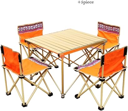 beach table and chairs