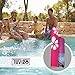 Tuvizo Beach Towel - Microfiber Quick Dry Sand Free Oversized Towels with Travel Bag 71 x 31” (Fuschia)