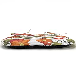 Ambesonne Floral Chair Seating Cushion, Lily Blooms