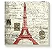 CounterArt Decorative Absorbent Coasters, Vintage Paris, Set of 4