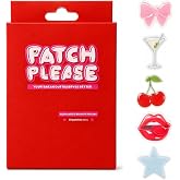 Patch Please Cute Pimple Patches | 5 Y2K Designs | 100% Hydrocolloid Acne Patches for Face | Cherries, Martini, Cheetah, Bow &amp; Lips