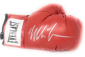 MISTER MANCAVE Mike Tyson Signed Autograph Boxing Glove Silver Ink Tristar Authentic Certified