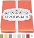 Now Designs Floursack Kitchen Towels, Set of Three, Flame/Marigold/Petal