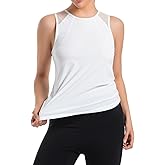Velupalone Women's Sports Tank Top Sleeveless Workout Yoga Fitness Gym Summer Top Quick-Drying Shirt Lightweight Running