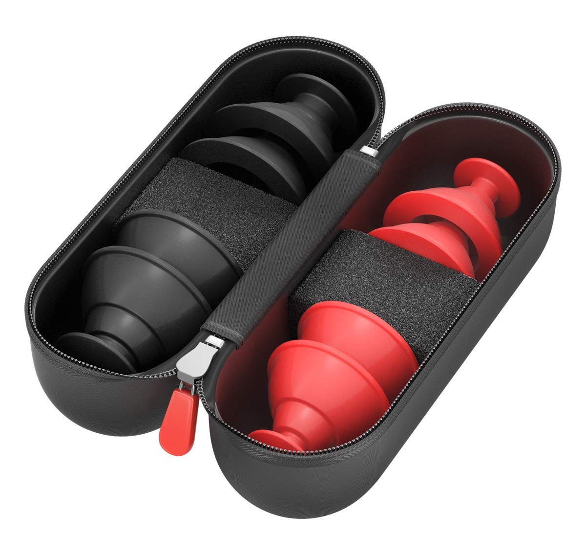RockTape RockPods 2-Piece Cupping Set with Carrying Case, Black
