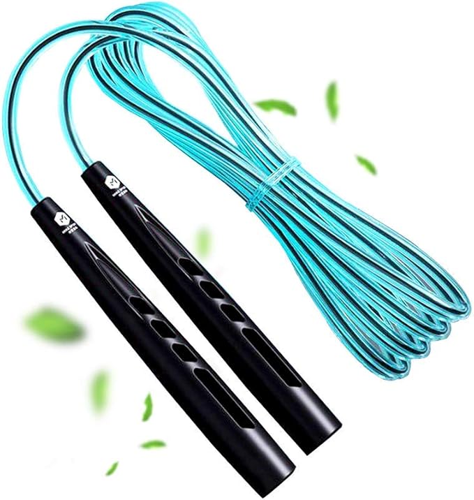 Ropeskipping Springseil, 3.1M RPM Sprungseil PVC Ummantelung Crossrope